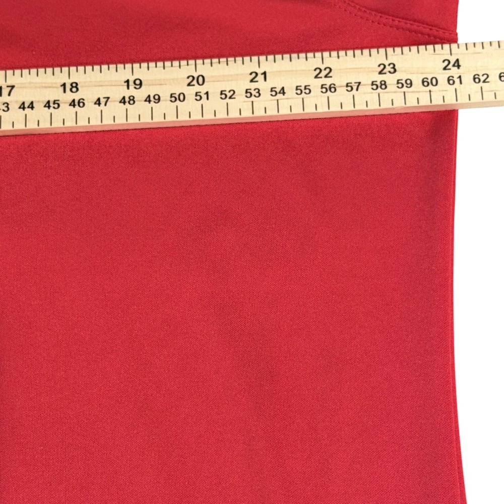 Nike Golf Polo Shirt Red Dri Fit Swoosh Logo Mens XL - Picture 8 of 9